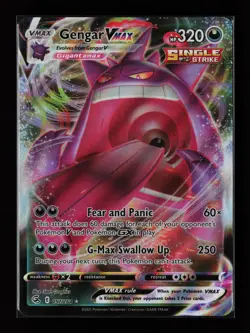 Gengar VMAX 157/264 Ultra Rare Holo SWSH08: Fusion Strike Pokemon Card - Image 1