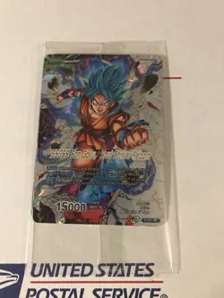 Dragon Ball Super Card Game- SSGSS Son Goku Soul Striker Reborn Silver Foil - Image 1