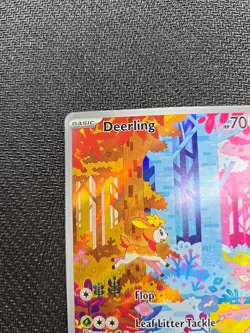 Pokemon TCG Deerling Card IR Temporal Forces 165/162 Near Mint Condition - Image 4