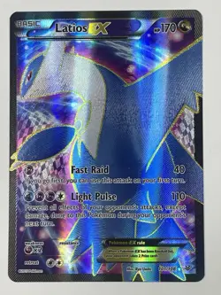 Pokemon Latios EX Full Art Holo Card Roaring Skies Ultra Rare 101/108 - Image 1