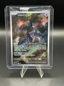 Pokemon TCG Mewtwo SVP 052 Scarlet Violet 151 Black Star Promo Card, Sealed - Image 1