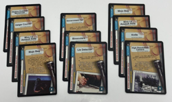 1996 THE X-FILES Collectible Card Game -120 Card Lot w/ Checklist & Instructions - Image 5