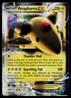 Pokemon Card - Ampharos EX Ancient Origins 27/98 Ultra Rare - Image 1