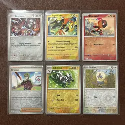 Pokemon Bundle Lot of 6 Holo Foil Rare TCG Insert Cards Mint Condition - Image 1