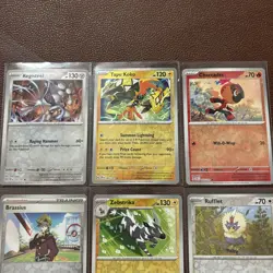 Pokemon Bundle Lot of 6 Holo Foil Rare TCG Insert Cards Mint Condition - Image 4