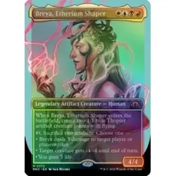 FOIL BREYA, ETHERIUM SHAPER (BORDERLESS) X4 Modern Horizons 3 Magic MTG CARD - Image 1