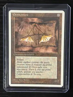 Magic MTG Italian Revised Ornithopter Artist Proof Near Mint - Only 50 Exist! - Image 3