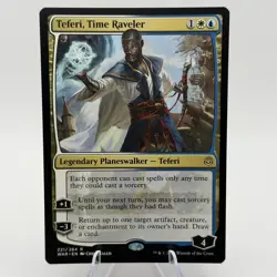 Magic MTG: Teferi, Time Raveler - War Of The Spark (WAR) #221 (Near Mint) - Image 1