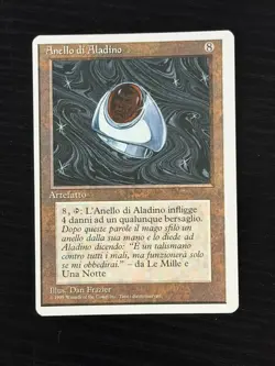 Magic MTG Italian Revised Aladdin's Ring Artist Proof Near Mint Only 50 Exist! - Image 1