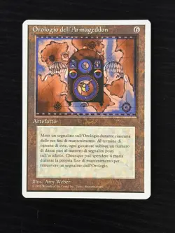 Magic MTG Italian Revised Armageddon Clock Artist Proof Near Mint Only 50 Exist! - Image 1