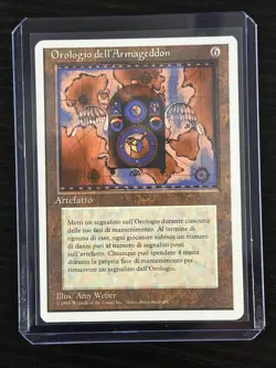 Magic MTG Italian Revised Armageddon Clock Artist Proof Near Mint Only 50 Exist! - Image 3