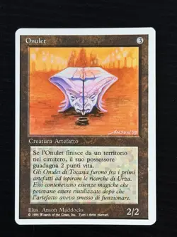 Magic MTG Italian Revised Onulet Artist Proof Near Mint - Only 50 Exist! - Image 1