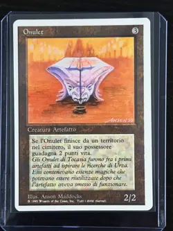 Magic MTG Italian Revised Onulet Artist Proof Near Mint - Only 50 Exist! - Image 3
