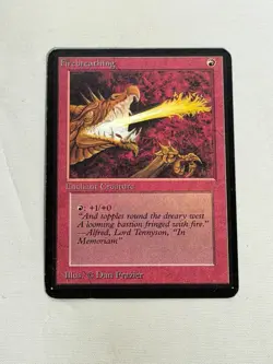 MTG Firebreathing Alpha Magic the Gathering - Image 1