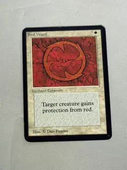 MTG Red Ward Alpha Magic the Gathering - Image 1