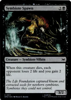 MTG Symbiote Spawn Foil NM Marvel's Spider-Man: Eternal-Legal Magic 11 - Image 1
