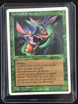 Magic MTG Italian Revised Scryb SpritesArtist Proof Near Mint - Only 50 Exist! - Image 3