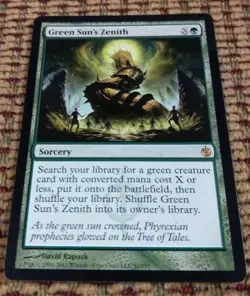 Green Sun’s Zenith - Mirrodin Besieged - Near Mint - MTG Rare - Image 2