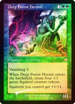 MTG - Deep Forest Hermit - Etched Foil - Modern Horizons - Magic the Gathering - Image 1