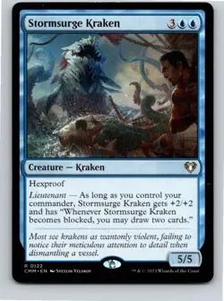 Magic the Gathering Stormsurge Kraken Commander Masters MTG Free Shipping! - Image 1