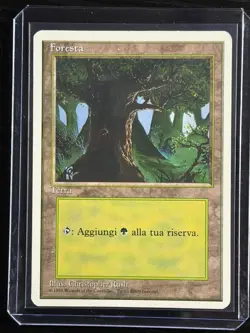 Magic MTG Italian Revised Forest Artist Proof Near Mint - Only 50 Exist! - Image 3