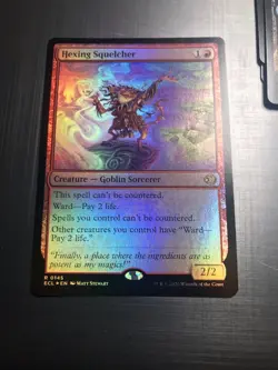 MTG Lorwyn Eclipsed Hexing Squelcher Creature RARE FOIL #0145 - Image 1