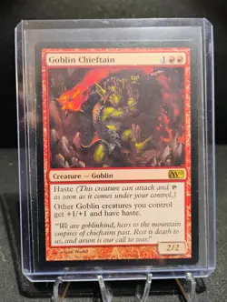 Magic the Gathering Goblin Chieftain #139 (M10) 2010 Core Set - Image 1