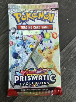 Heavy 22.36! Pokemon Prismatic Evolutions Booster Pack Sealed! Demi-God PackU! - Image 3