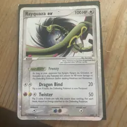 Rayquaza EX HOLO Rare Black Promo #039 Pokemon TCG MP/LP - Image 1
