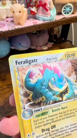 Pokemon TCG Feraligatr 2/101 Delta Species Reverse Holo Dragon Frontiers: MP - Image 2