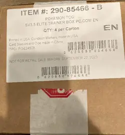 Pokemon 151 Elite Trainer Box Pokemon Center Exclusive Sealed Case (4 ETB) SV3.5 - Image 1
