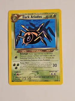 Pokemon Dark Ariados 17/105 Neo Destiny Rare Regular 2000 60 HP Unlimited TCG - Image 1