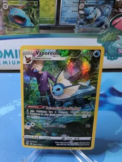 Pokemon TCG - Vaporeon - TG02/TG30 - Brilliant Stars Gallery - NM Ultra Rare - Image 1