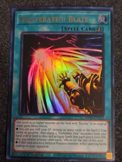 x1 Obliterate!!! Blaze - MP25-EN225 - Ultra Rare - 1st Edition Yu-Gi-Oh! M/NM - Image 1