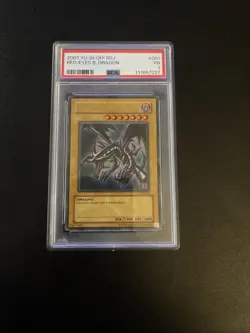Yugioh Red Eyes Black Dragon SDJ-001 Psa 1 - Image 1