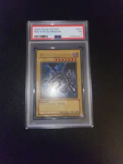 Yugioh Red Eyes Black Dragon SDJ-001 Psa 1 - Image 2