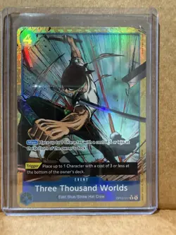 Three Thousand Worlds Alt Art Foil OP03-057 R One Piece TCG Premium Booster ENG - Image 1