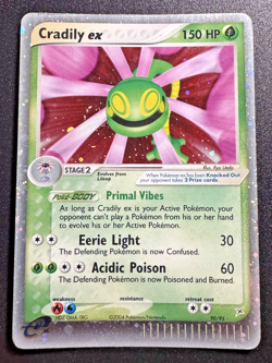 Cradily ex 90/95 EX Team Magma vs. Team Aqua Pokemon Card Holo Foil Rare HP - Image 1