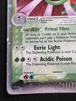 Cradily ex 90/95 EX Team Magma vs. Team Aqua Pokemon Card Holo Foil Rare HP - Image 5