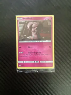 SNUBULL HOLO SM200 ~ DETECTIVE PIKACHU GAMESTOP PROMO ~ SEALED ~ POKEMON CARD - Image 1
