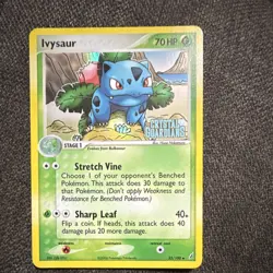 Pokemon Card-Ivysaur-EX Crystal Guardians-35/100-Reverse Holo-70HP-ENG - Image 1