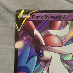 Pokemon TCG Cards Dark Sylveon V SWSH134 Black Star Promo JUMBO / OVERSIZE - Image 3