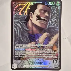 One Piece (Bandai) CROCODILE-ALT ART-LEADER CARD OP14-079L☆ - Image 1