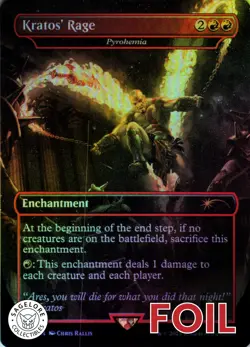 MTG Kratos' Rage (2211) | NM Foil | Secret Lair God of War {SLD} - Image 1