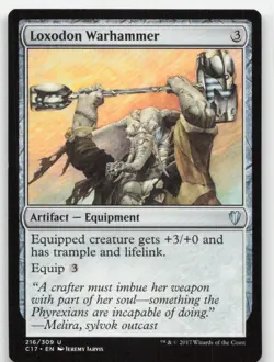 MTG Commander 2017 #216 Loxodon Warhammer NM - Image 1