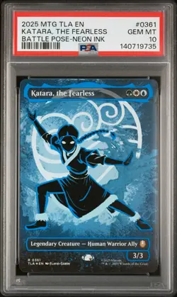 2025 MTG AVATAR: THE LAST AIRBENDER #0361 KATARA, THE FEARLESS PSA 10 - Image 1