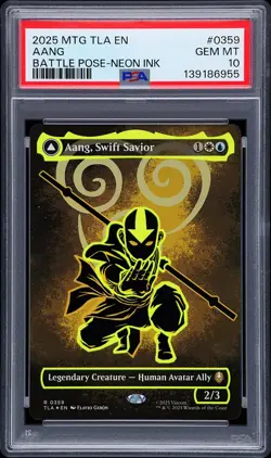 2025 #0359 AANG AND LA, OCEAN'S FURY/AANG, SWIFT SAVIOR PSA 10 - Image 1