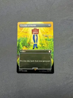 Crucible of Worlds (Borderless) #357 (NM) Fallout PIP Magic The Gathering MTG - Image 1