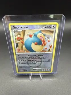 Pokemon TCG Snorlax League Promo 33/111 Rising Rivals NM Reverse Holo - Image 2