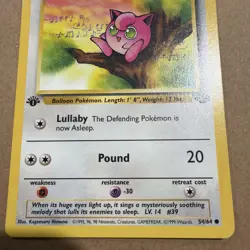 Jigglypuff - 1st Edition - Jungle 54/64 - Pokemon TCG - Image 3